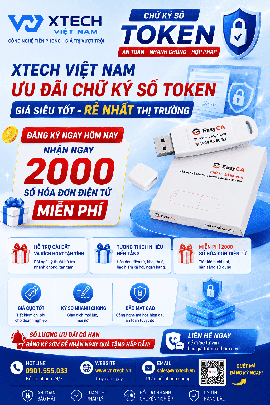 XTECH VIỆT NAM – ƯU ĐÃI CHỮ KÝ SỐ TOKEN DOANH NGHIỆP GIÁ SIÊU RẺ — ảnh đại diện