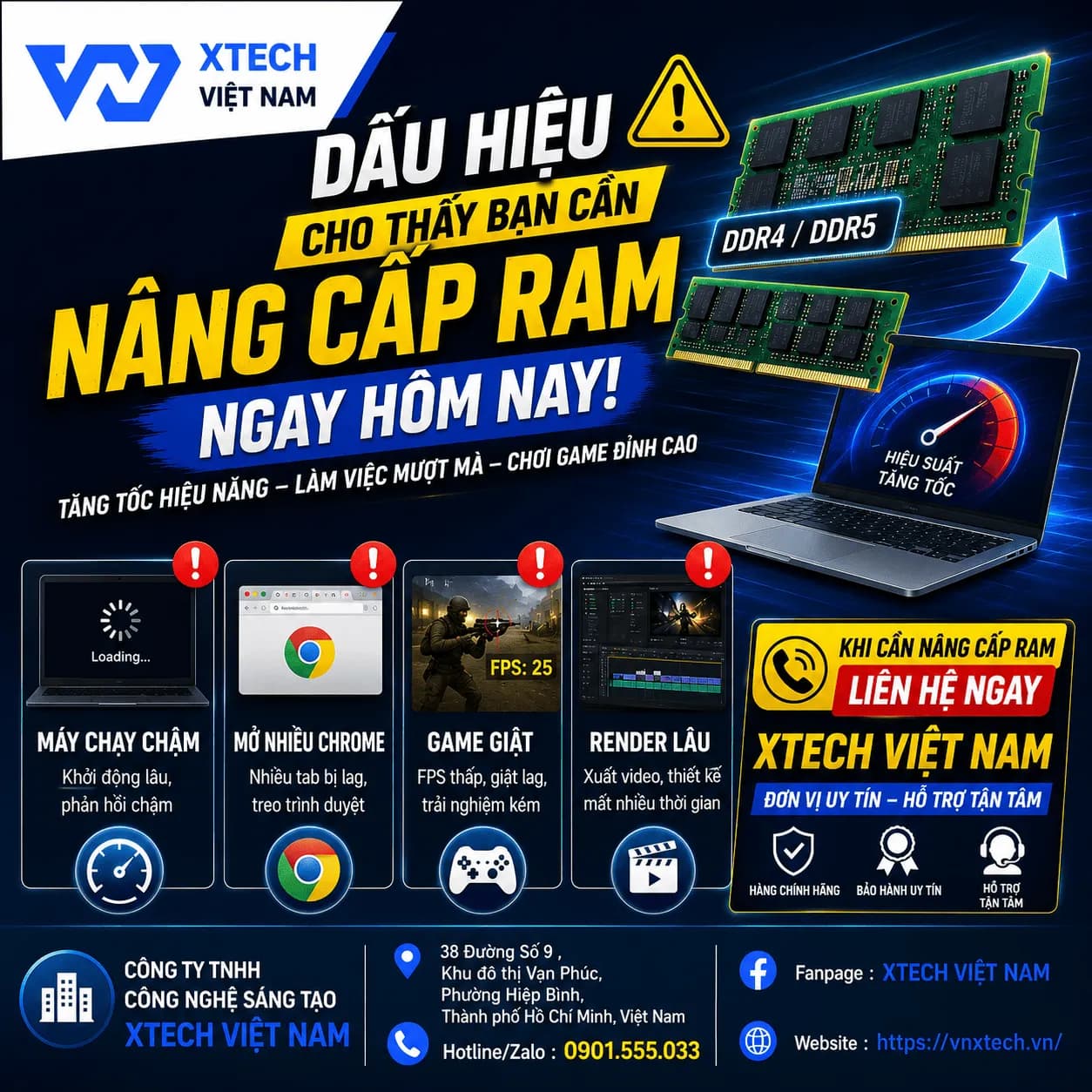 Dấu Hiệu Cho Thấy Bạn Cần Nâng Cấp RAM Ngay – Giải Pháp Tăng Tốc Máy Tính Hiệu Quả — ảnh đại diện