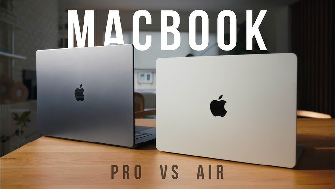 so sánh macbook pro vs air