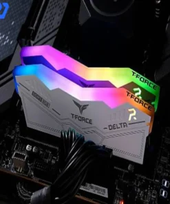 Ram PC TeamGroup T-Force Delta White RGB 64GB 2x32GB DDR5 6000Mhz