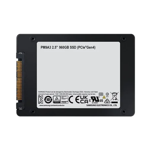 SSD Enterprise Samsung PM9A3 2.5-Inch U.2 PCIe Gen4 x4 MZ-QL23T800