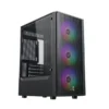 Case Xigmatek MYX Air 3F (Matx, 3 fan RGB, Đen) – EN49125