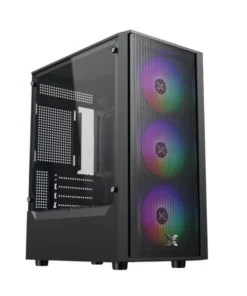 Case Xigmatek MYX Air 3F (Matx, 3 fan RGB, Đen) – EN49125