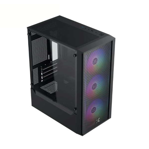 Case Xigmatek MYX Air 3F (Matx, 3 fan RGB, Đen) – EN49125 - Ảnh 2