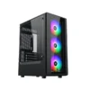 Thùng Máy Xigmatek MYX 3F (Matx, 3 fan RGB, Đen) – EN49118