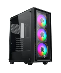 Case Xigmatek Gaming Fly II 3GF (3 Fan)_EN44663 (ATX/Mid Tower/Màu Đen/3 fan vô cực)