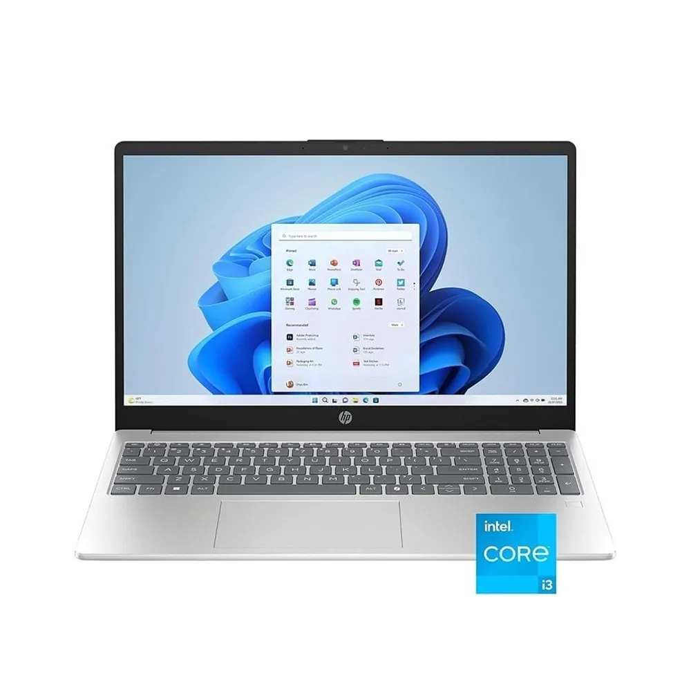 Laptop HP 15-FD0133WM (Core i3-1315U, 8GB RAM, 256GB SSD, 15.6 inch FHD, Windows 11, Silver