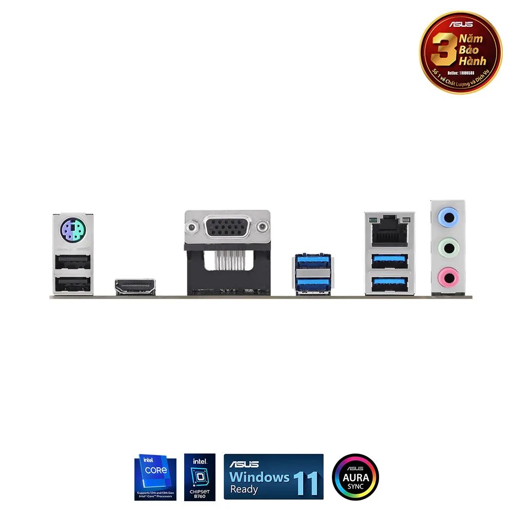 Mainboard Asus PRIME B760M-K D4 - Ảnh 3