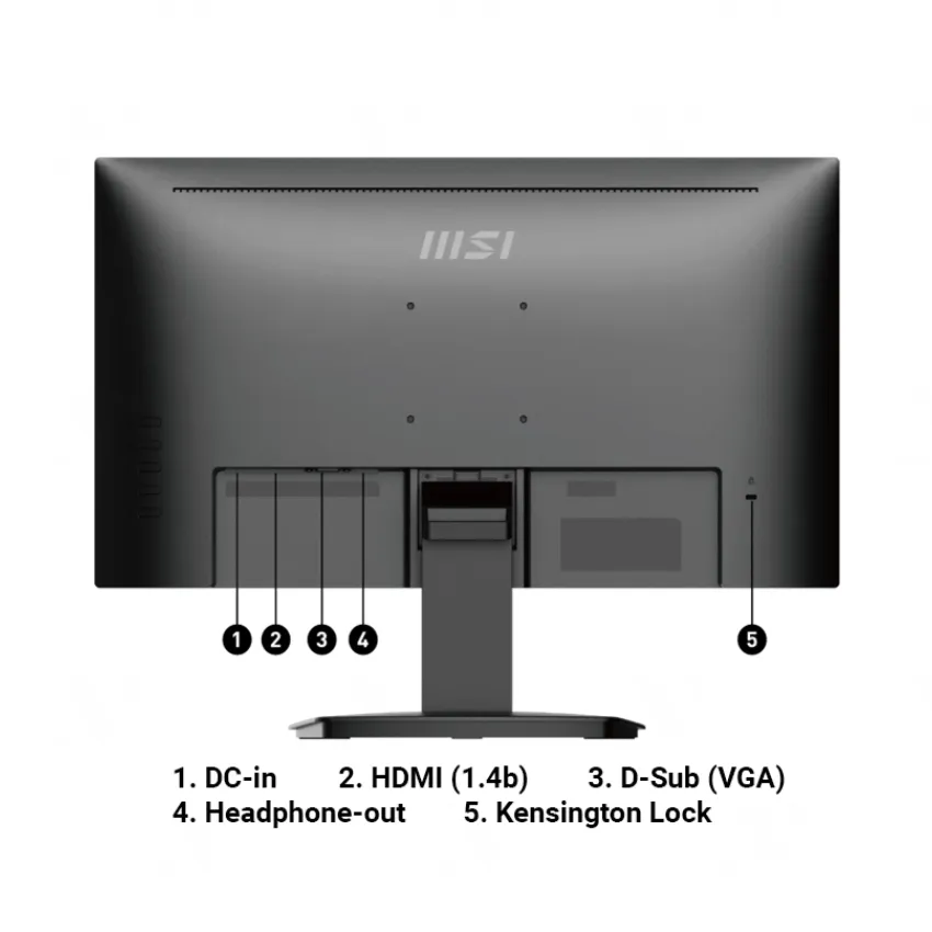 LCD MSI PRO MP223 (21.5” / FHD / VA / 100Hz / 4ms / Full viền) - Ảnh 3