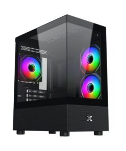 Case Xigmatek Alphard M 3IF (3 Fan)_EN48814 (mATX/Mid Tower/3 Fan Vô Cực) Màu Đen