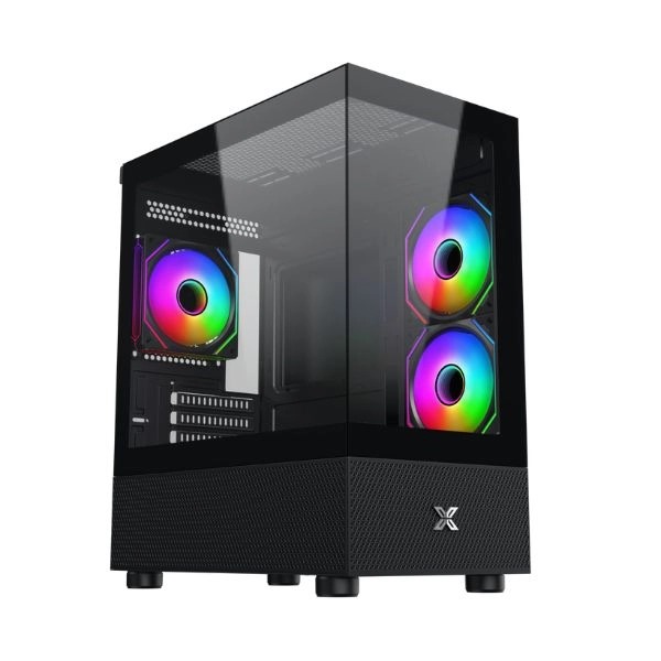 Case Xigmatek Alphard M 3IF (3 Fan)_EN48814 (mATX/Mid Tower/3 Fan Vô Cực) Màu Đen