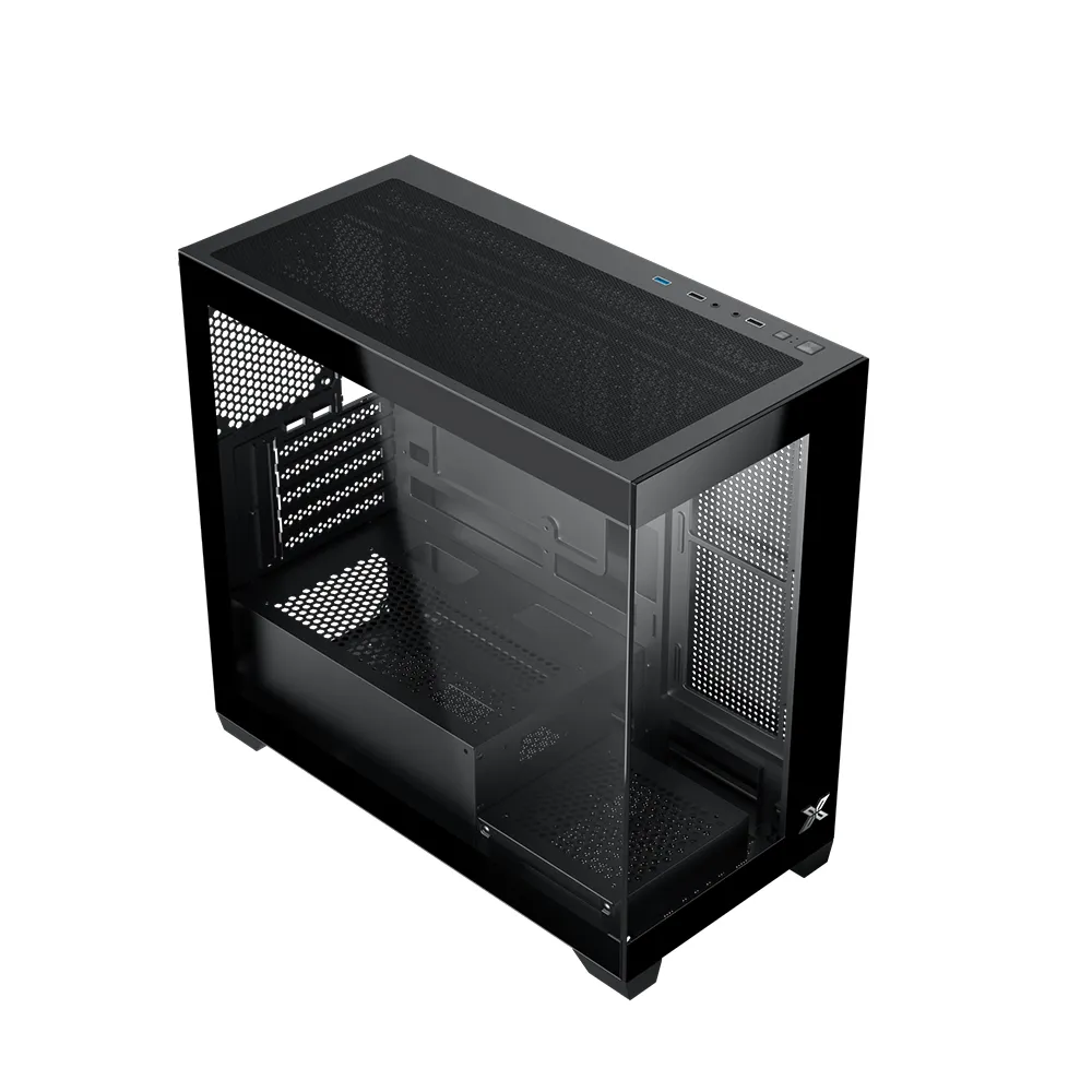 Case Xigmatek Blast M (No Fan)_EN46179 (Micro-ATX, mini ITX ) - Màu Đen - Ảnh 2