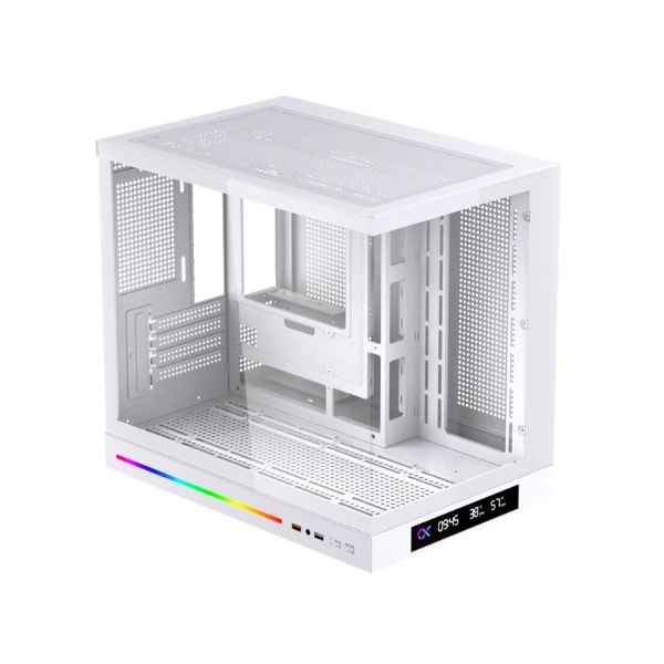 Case Xigmatek Cloud M DGT Arctic (No Fan)_EN49866 (M-ATX, Case 2 Mặt Kính, Màu Trắng) - Ảnh 2