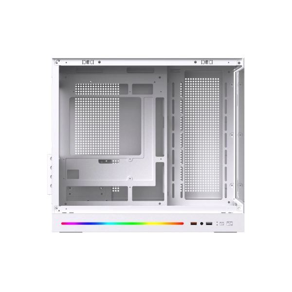 Case Xigmatek Cloud M DGT Arctic (No Fan)_EN49866 (M-ATX, Case 2 Mặt Kính, Màu Trắng) - Ảnh 5