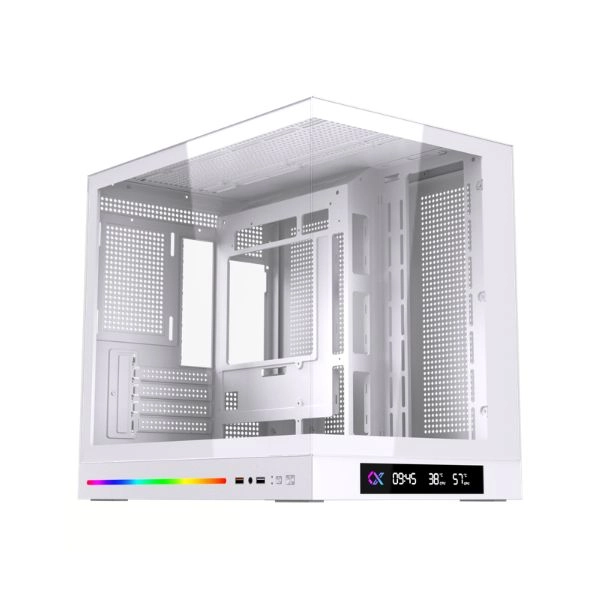 Case Xigmatek Cloud M DGT Arctic (No Fan)_EN49866 (M-ATX, Case 2 Mặt Kính, Màu Trắng)