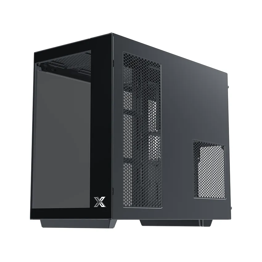 Vỏ Case Xigmatek Gaming Cubi M Black (No Fan)_EN42775 (MATX, Case Bể Cá Màu Đen) - Ảnh 6