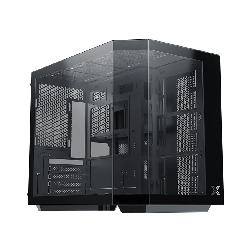 Vỏ Case Xigmatek Gaming Cubi M Black (No Fan)_EN42775 (MATX, Case Bể Cá Màu Đen)