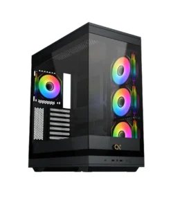Case Xigmatek Meta (No Fan)_EN45004 (E-ATX, ATX, Micro-ATX, ITX)- Màu Đen