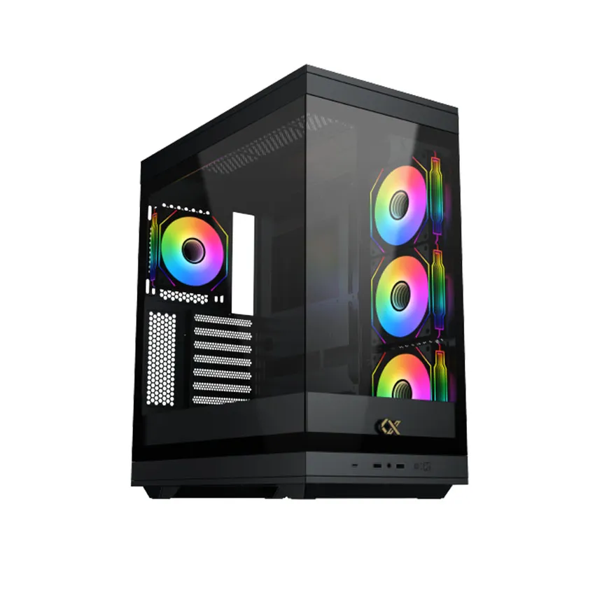 Case Xigmatek Meta (No Fan)_EN45004 (E-ATX, ATX, Micro-ATX, ITX)- Màu Đen