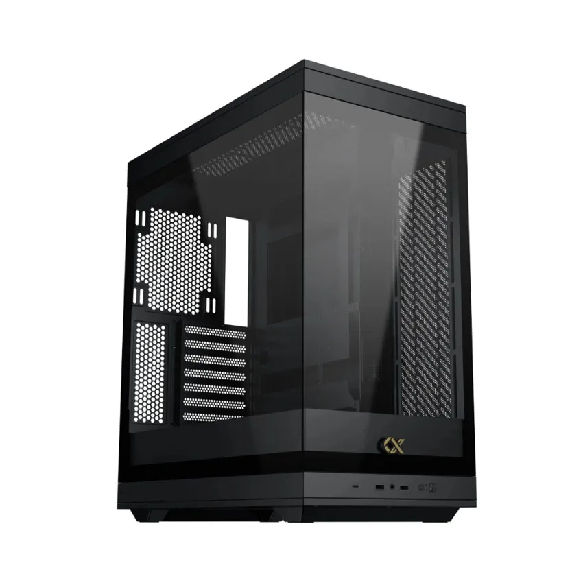 Case Xigmatek Meta (No Fan)_EN45004 (E-ATX, ATX, Micro-ATX, ITX)- Màu Đen - Ảnh 2