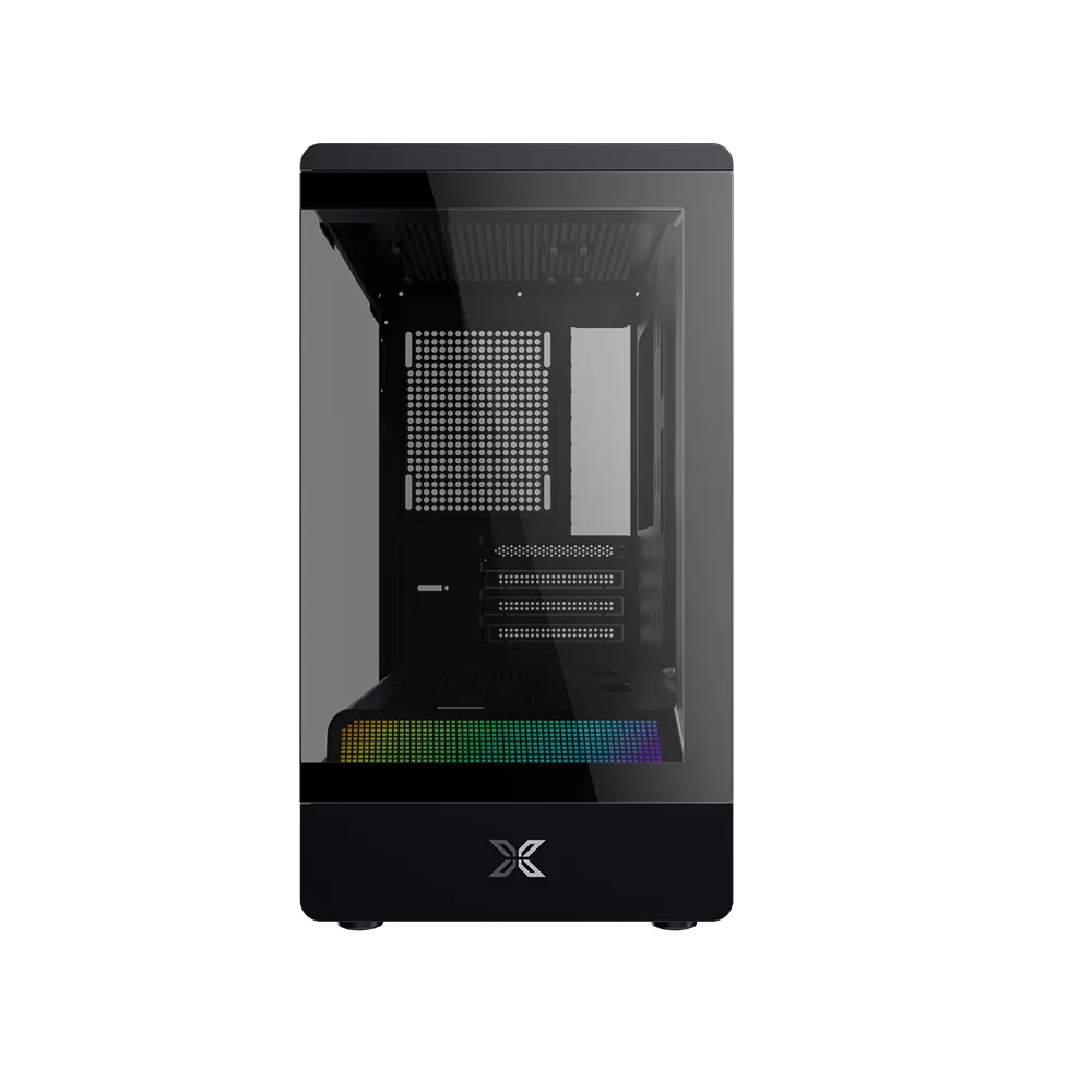 Case Xigmatek Pura ML (No Fan)_EN48463 (MATX, Màu Đen, Kính Cường Lực) - Ảnh 5