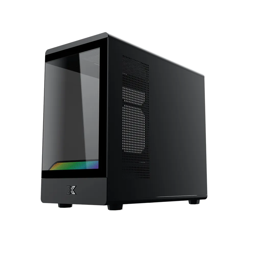Case Xigmatek Pura ML (No Fan)_EN48463 (MATX, Màu Đen, Kính Cường Lực) - Ảnh 4