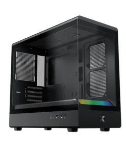 Case Xigmatek Pura ML (No Fan)_EN48463 (MATX, Màu Đen, Kính Cường Lực)