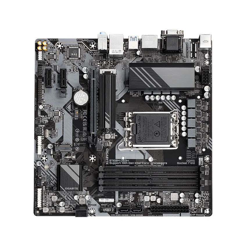 Mainboard Gigabyte B760M DS3H DDR5 - Ảnh 4