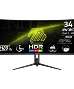 Màn Hình LCD MSI MAG 342CQR E2 (VA /UWQHD 180Hz Curve 1500R)