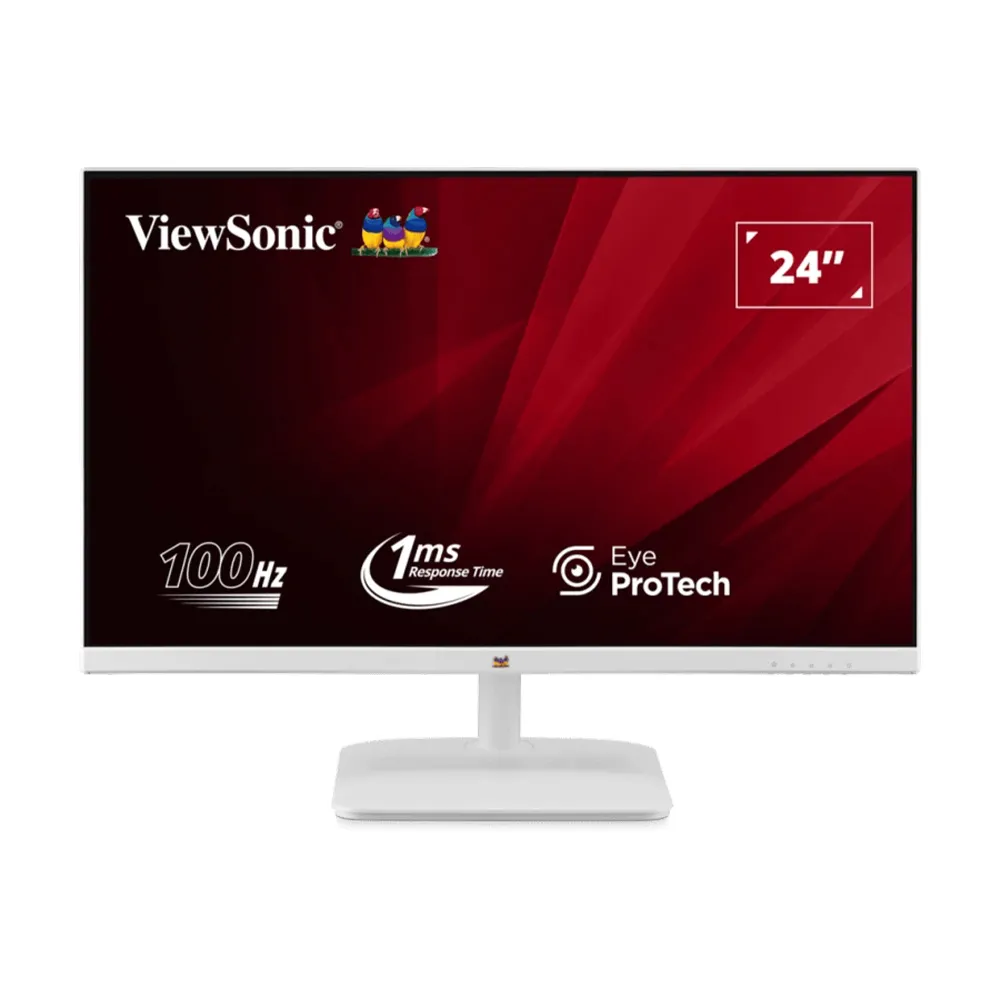Màn Hình LCD ViewSonic VA2432-H-W-2 (IPS 100Hz Full Viền) (White)