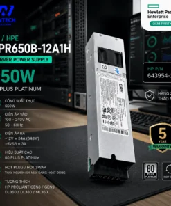 Bộ Nguồn Server Chuyên Dụng HPHPE 650W GPR650B-12A1H Mới 90%