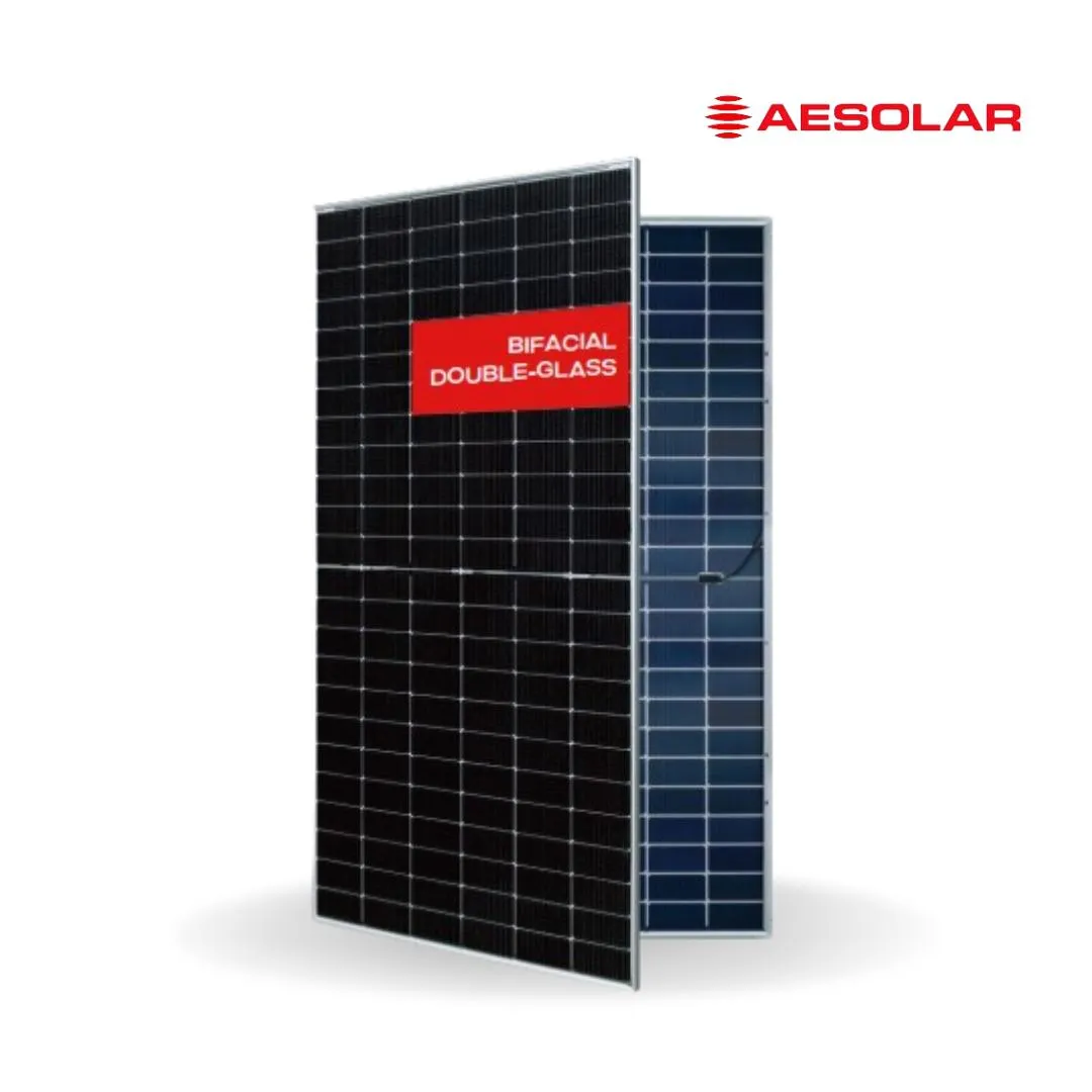 Tấm Pin Năng Lượng Mặt Trời AE Solar 720W, 2 Mặt Kính
