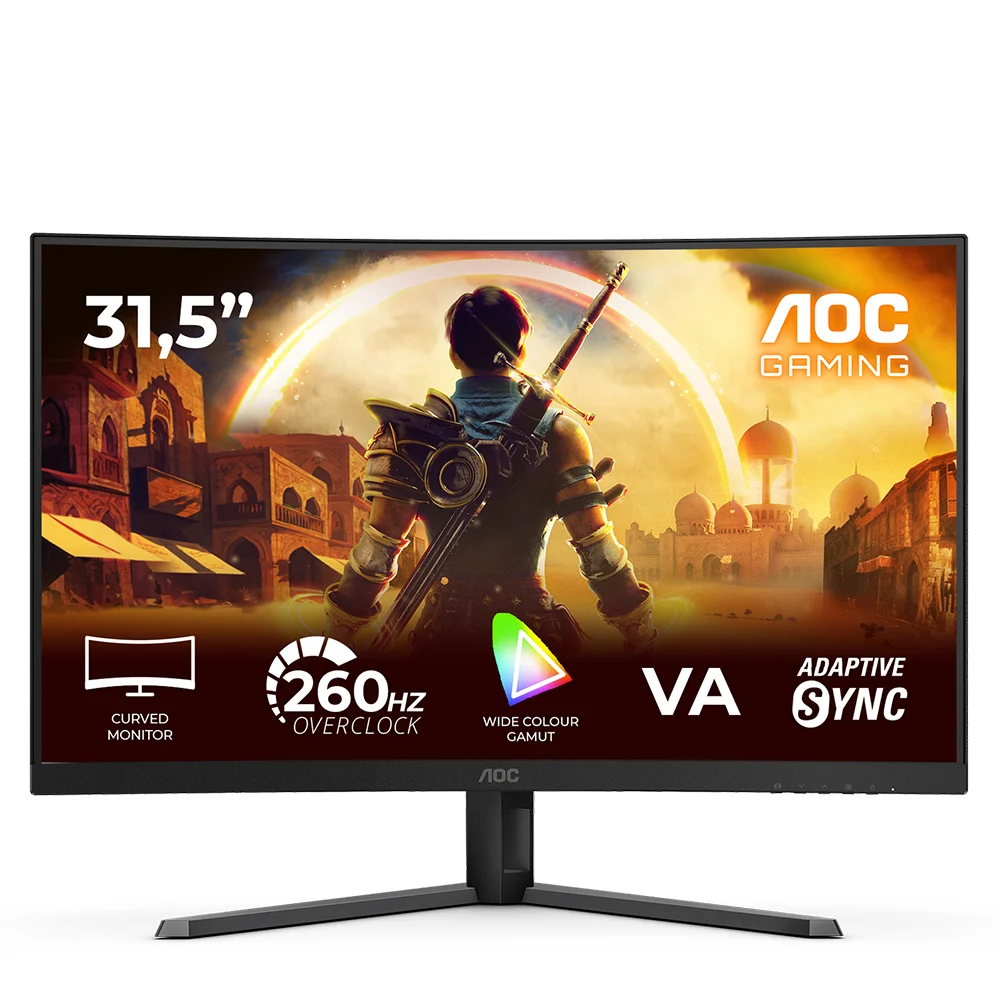 Màn Hình LCD AOC C32G42ZE (31.5” / FHD / VA / 240Hz / 0.3ms MPRT / Curved 1500R / HDMI / DP)